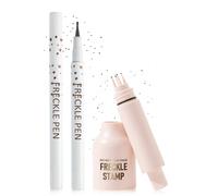 Stylo de Tache de Rousseur Makeup Set, Liquide Freckles Pen & Five Point Freckle Stamp, Fausses Taches de Rousseur Longue Durée Waterproof, Maquillage Freckles Natural pour Plage & Look Quotidien-04