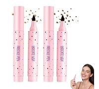 Stylo de Tache de Rousseur Semi Permanent, 2025 Nouveau Freckles Pen, Tampon pour Taches de Rousseur Imperméable, Fausse Tache de Rousseur Naturelle (soft+dark)