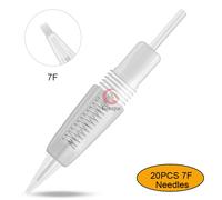 Stylo De Tatouage Professionnel Pour Maquillage À L'aiguille,Appareil De Micro-Tatouage Permanent À Cartouche,Pistolet À Tatouer Pour Sourcils Et Contour Des Lèvres,Art De - Type 20pcs 7f Needles