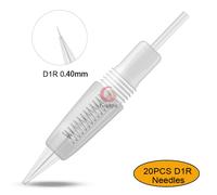 Stylo De Tatouage Professionnel Pour Maquillage À L'aiguille,Appareil De Micro-Tatouage Permanent À Cartouche,Pistolet À Tatouer Pour Sourcils Et Contour Des Lèvres,Art De - Type 20pcs D1r Needles