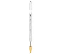 Stylo de teinture de bord à double usage, Durable, empêche la Corrosion, stylo à huile latéral facile à nettoyer pour la couture de l'artisanat du cuir (Tête d'Or 202)