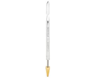 Stylo de teinture de bord à double usage, Durable, empêche la Corrosion, stylo à huile latéral facile à nettoyer pour la couture de l'artisanat du cuir (Tête d'Or 202)