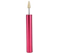 Stylo de Teinture de Bord Cuir DIY Craft Edge Dye Pen Laiton Cuir Artisanat Top Edge Dye Roller Huile Stylo Cuir Craft Finisher Outil (Red)
