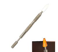 Stylo De Teinture Pour Bords En Cuir - Applicateur De Rouleau De Peinture À L'huile À Deux Têtes, Outil De Finition De Peinture Pour Sangle De Ceinture | Tête Pointue Et Ronde Avec Finition Précise Du