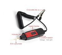 Stylo de test de tension automobile numérique LCD universel, testeur de circuit 5 à 36 V et outil de diagnostic avec écran rétroéclairé et indicateur LED pour voitures, bateaux,