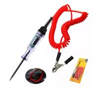 Stylo de test électrique automobile à affichage numérique Voltmmètre 5-120V Outil maintenance et d inspection véhicule avec grand ressort Testeur courant précis pour amateurs professionnels l