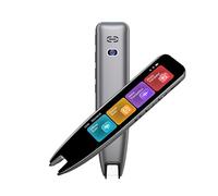 Stylo de traducteur pour apprenants de langue, dyslexie, difficultés d'apprentissage, enfants et adultes, stylo de traduction OCR et stylo, appareil de synthèse vocale pour 142 langues (gris)