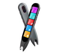 Stylo de traduction et stylo de lecture pour apprenants de langue, dyslexie et difficultés d'apprentissage, stylo de lecture de texte vers parole, stylo de traducteur pour 142 langues (gris)
