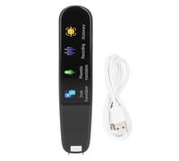 Stylo de traduction portable avec WiFi, stylo de dictionnaire de traduction numérique multilingue, prend en charge 12 traductions de numérisation de texte hors ligne, 112 (Noire)