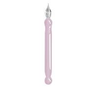 Stylo de trempage en verre portable pour débutants et adultes - Stylo court en verre pour croquis, dessin, journal, calligraphie