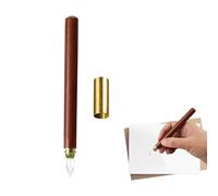 Stylo d'écriture en verre, élégant, vintage, multifonctionnel, transparent, pour hommes, adolescents, adultes, amoureux, famille, amis
