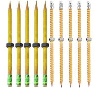 Stylo d'écriture sensoriel fileté avec écrou métallique rotatif pour soulager le stress et se concentrer pendant les tâches d'écriture. Crayon fileté avec écrou coulissant