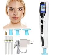 Stylo D'éLimination Des Acrochordons, Stylo Plasma à Ozone 2 En 1, 8 Niveaux D'éNergie + 2 Modes, Peut éLiminer Les Taches De Rousseur, Les Taches Brunes, Les Acrochordons, Les Tatouages