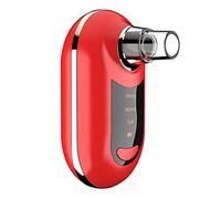 Stylo D'élimination des étiquettes De Peau, 3 Modes Mini Aspirateur De Pores Machine électrique D'élimination des Points Noirs Dissolvant De Points Noirs Peau Nettoyage En Profondeur des Pores(rouge)
