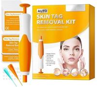 Stylo d'élimination des verrues double face avec 40 bandes pour le visage et le corps (2-8 mm), action rapide et plus sûre, avec outils pour enlever les taches de peau et les verrues