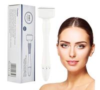 Stylo Derma Stamp Microneedle Acier Inoxydable DRS 140 Dermaroller Aiguilles Réglables 0.5-3MM pour le Visage Anti-âge, Réduisent les Ridules, les Rides, les Cernes, Lissent les Cicatrices d'acné