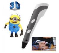 Stylo Dessin 3D Boutons de Réglage LED Chaleur Impression 3D Portable Abs Pp Pe YONIS Gris G