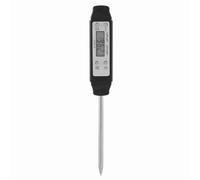 Stylo d'étalonnage automatique de thermomètre alimentaire numérique, thermomètre de poche électronique de haute précision, appareil et décoration pour la maison et la famille (Noir)