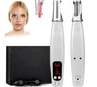 Stylo Détatouage Psychoseconde, Stylo Picoseconde Plasma avec Lunettes, 9 Niveaux De Fréquence Et 4 Niveaux D'intensité, pour Éliminer Les Grains De Beauté, Les Tatouages, Les Taches