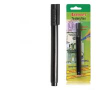 Stylo détecteur de contrefaçon avec lumière UV 365 nm pour billets en papier et polymère - Marqueur d'encre pour vérification de l'argent sterling - Outil de sécurité portable