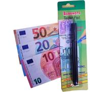 Stylo Détecteur De Faux Billet Euros - Stylos Pour Le Contrôle Et La Vérification De Faux Billets - Détection Faux Instantané Des Billets De Banque - Marqueur De Contrôle De Monnaie