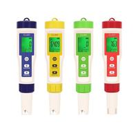 Stylo détecteur de qualité de l'eau 5 en 1, compteur de chlore PH H2 ORP TEMP CL2, testeur multifonction, moniteur de chlore for piscine et Spa, 1 pièce(5 in 1)