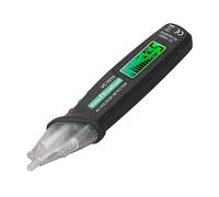 Stylo détecteur de tension sans contact pour tester les câbles d'alimentation électrique CA avec diffusion vocale en direct et alarme sonore et lumineuse à sensibilité réglable à