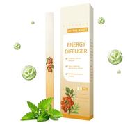 Stylo diffuseur - Stimulateur de respiration transparent pour la relaxation et l'énergie, stylo d'aromathérapie portable avec inhalateur d'huile pour femmes et hommes pour yoga, méditation, spa, salle