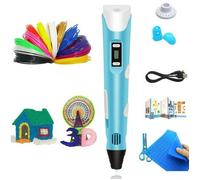 Stylo d'impression 3d 12 couleurs - Jucnuz - impression de peintures pour enfants pour accessoires diy avec livre de dessin et pro