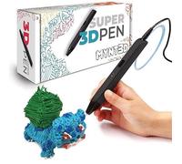 Kit de dessin Mynt3d - MP030-BK - Stylo Super 3D, stylo d'impression 3D compatible ABS et PLA 1,75 mm