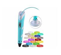 Stylo d'impression 3D - Noir - Filament PLA/ABS - 1,75 mm - 160-230°C Étiquette