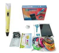 Stylo D'Impression 3D Pour Enfants 20 Couleurs PLA Avec Protections Des Doigts Jaune YONIS