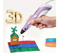 Stylo d'impression 3D, stylo à dessiner 3D DIY intelligent, jouet intelligent pour enfants ABS