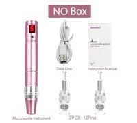 Stylo Dr.Imp Électrique Sans Fil Dermapen Beuty, Machine De Soins, Stylo Derma Muet, Cartouche D'aiguilles, Pointes De Microneedling, Nano Micro Aiguilles--Rose Or No Box