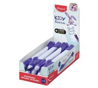 Stylo Effaçable Kidy Learn - Maped - Animaux Lapin. Gomme intégrée. Rechargeable. Boîte de 12