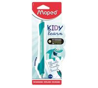 Maped – Stylo effaçable Kidy Learn – Requin enfants, ergonomique, rechargeable, gomme intégrée