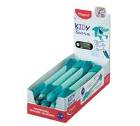 Maped - Stylo Effaçable Kidy Learn Boîte de 12 - Stylo Animaux Requin Enfants avec Gomme Intégrée - Rechargeable et Ergonomique - Apprentissage de l'Écriture - Fournitures Scolaires Primaire