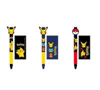 Stylo effaçable Pokemon multicouleur