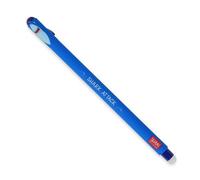 LEGAMI - Shark - Stylo gel effaçable, avec bille sur l'extrémité pour effacer l'encre sans abimer la feuille, encre bleue thermosensible, pointe Ø 0,7 mm, 1 unité (Lot de 1) motif aleatoire
