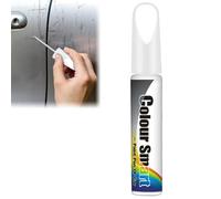 Stylo Efface Rayure Voiture, Peinture Voiture, Stylo Réparation des Rayures Auto De Peinture, Anti Rayure pour Carrosserie Moto (Blanc)