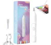 Stylo électrique pour peinture avec diamants | Stylo rechargeable avec ventouse pour peintre - Résistant à l'eau IPX5, avec adsorption sous vide, outil pour projets de bricolage et activités