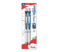 Stylo encre gel liquide Pentel EnerGel Pearl Deluxe RTX (0,5 mm), pointe fine (BLN75WBP2AC)