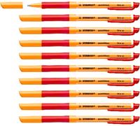 Stylo Encre Gel - Pointvisco - Lot De 10 Stylos - Rouge