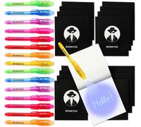 Stylo Encre Invisible Et Carnet De Notes,Pack De 16 Petits Cadeaux Anniversaire Pour Garçons Et FillesCadeau Anniversaire Enfants,Cotillons,Jouets PinataPochette Surprise,Prix D'école Élèves