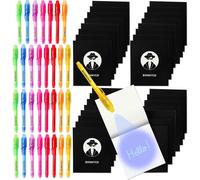 Stylo Encre Invisible Et Carnet De Notes,Pack De 32 Petits Cadeaux Anniversaire Pour Garçons Et FillesCadeau Anniversaire Enfants,Cotillons,Jouets PinataPochette Surprise,Prix D'école Élèves