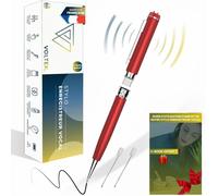 Stylo enregistreur Audio Micro Espion (Rouge)-64Go-USB 3.0 Type C-Capturez avec Le dictaphones Vocal. Micro enregistreur Mini pour Réunions Conférences-E-Book Gratuit Inclus.[V328]