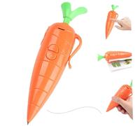 Stylo enregistreur de Carottes pour Enfants, Stylo à Bille Orange Mignon, écriture et Enregistrement Vocal pour garçons et Filles