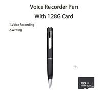 Stylo enregistreur vocal numérique professionnel",son audio statique,lecteur flash USB,"dictaphone MP3 - Type Voice pen 128G