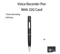 Stylo enregistreur vocal numérique professionnel",son audio statique,lecteur flash USB,"dictaphone MP3 - Type Voice pen 32G