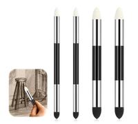 Stylo éponge à double tête lavable, réutilisable, outils de mélange pastel à l'huile douce - 4 mélangeurs à croquis à double pointe pour artistes et débutants